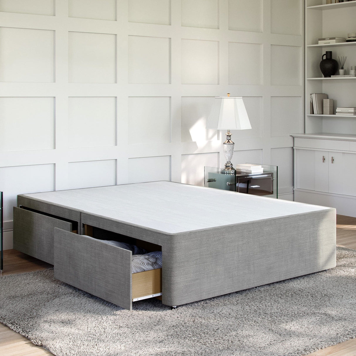 Artisan Essentials Platform Top Divan Bed Base Only Divan Base Divan Base Direct 