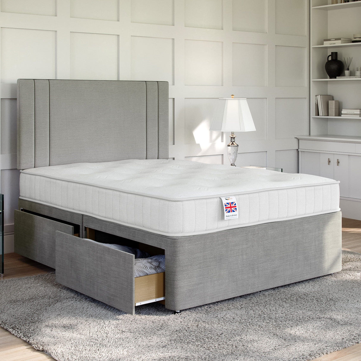 Artisan Essentials Platform Top Divan Bed Base Only Divan Base Divan Base Direct 
