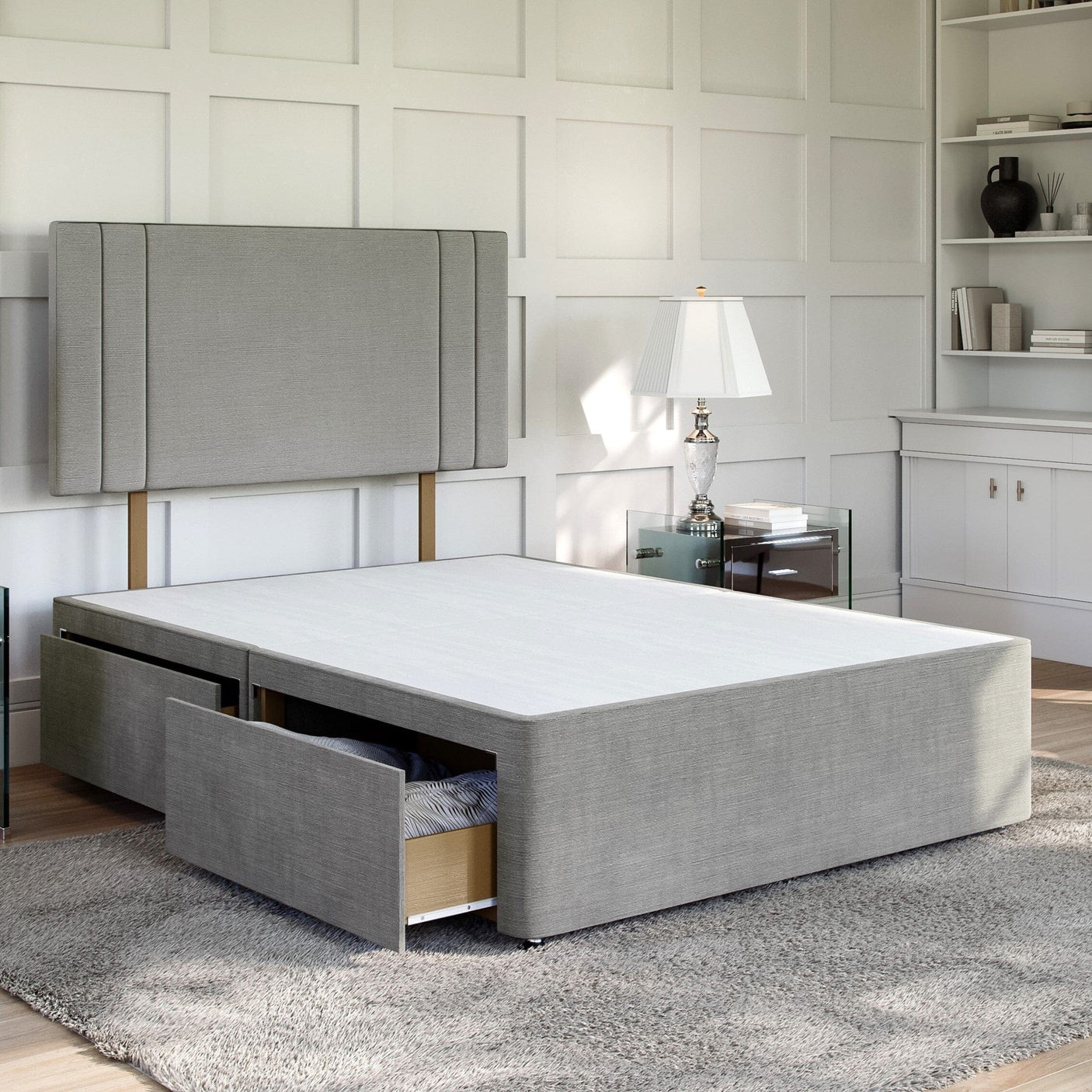 Artisan Essentials Platform Top Divan Bed Base Only Divan Base Divan Base Direct 
