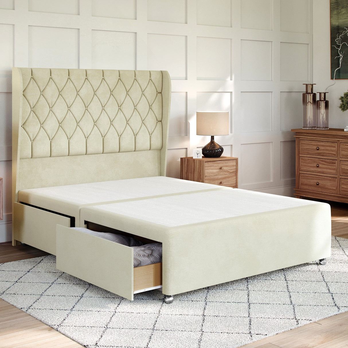 Artisan Luxury Platform Top Divan Bed Base Only Divan Base Divan Base Direct 