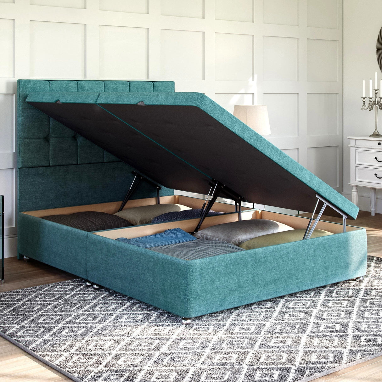 Artisan Side Lift Ottoman Storage Divan Bed Base Divan Ottoman Base Divan Base Direct 