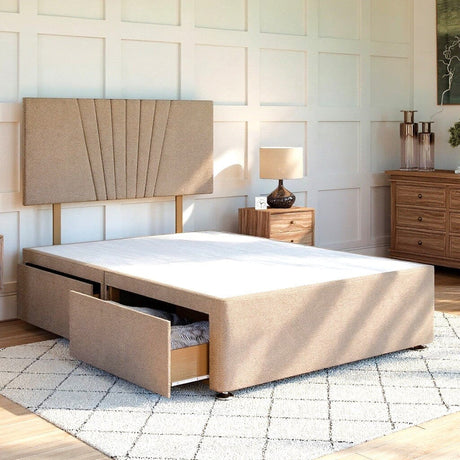 Bathwick Divan Bed Set with Strutted Headboard Divan bed Divan Base Direct 