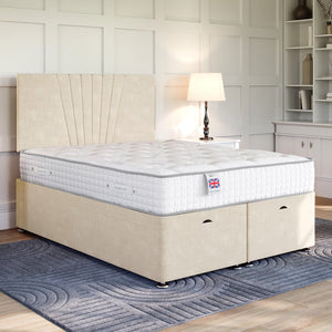 Bathwick Ottoman Bed Set with Strutted Headboard Ottoman Bed Set Divan Base Direct 