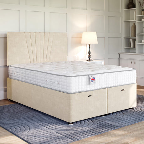 Bathwick Ottoman Bed Set with Strutted Headboard Ottoman Bed Set Divan Base Direct 