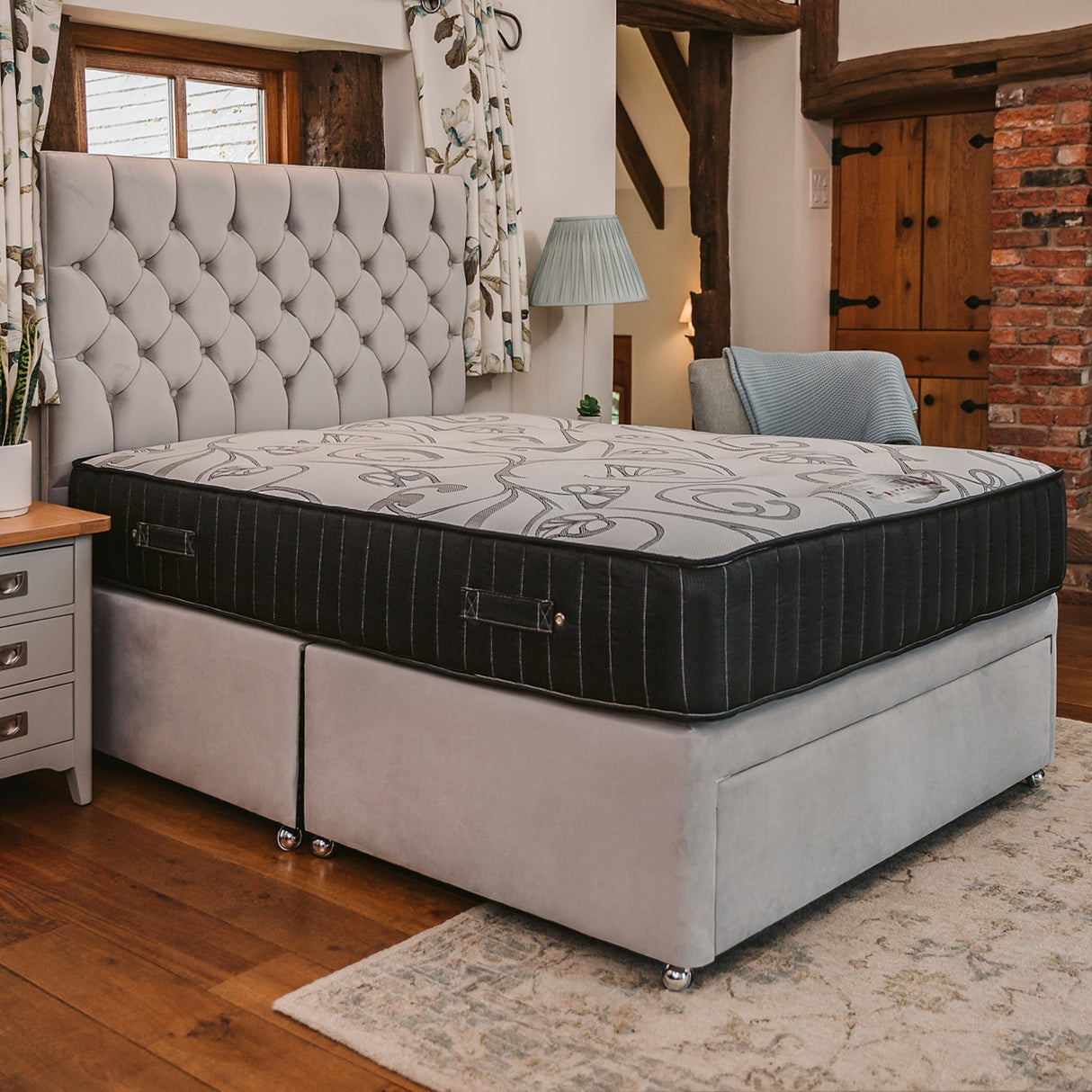 Chelsea 1000 Pocket Sprung Luxury Hotel Divan Bed Set