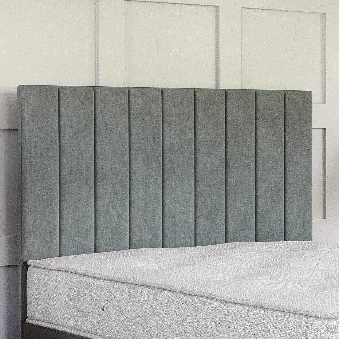Florence Divan Bed Set with Floor Standing Headboard Divan bed Divan Base Direct 