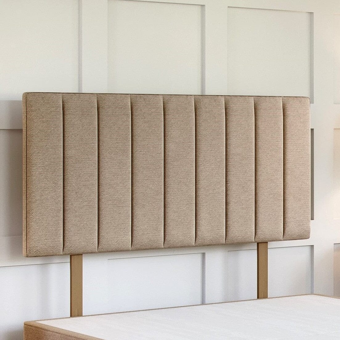 Florence Strutted Upholstered Headboard Headboard Divan Base Direct 