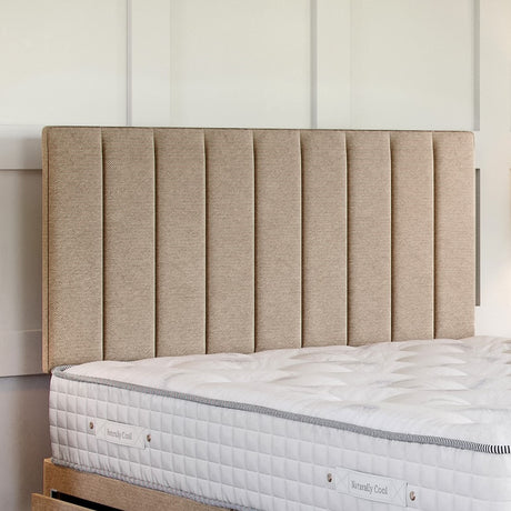 Florence Strutted Headboard Cocktail Straw - 4ft 6'' Double CLEARANCE