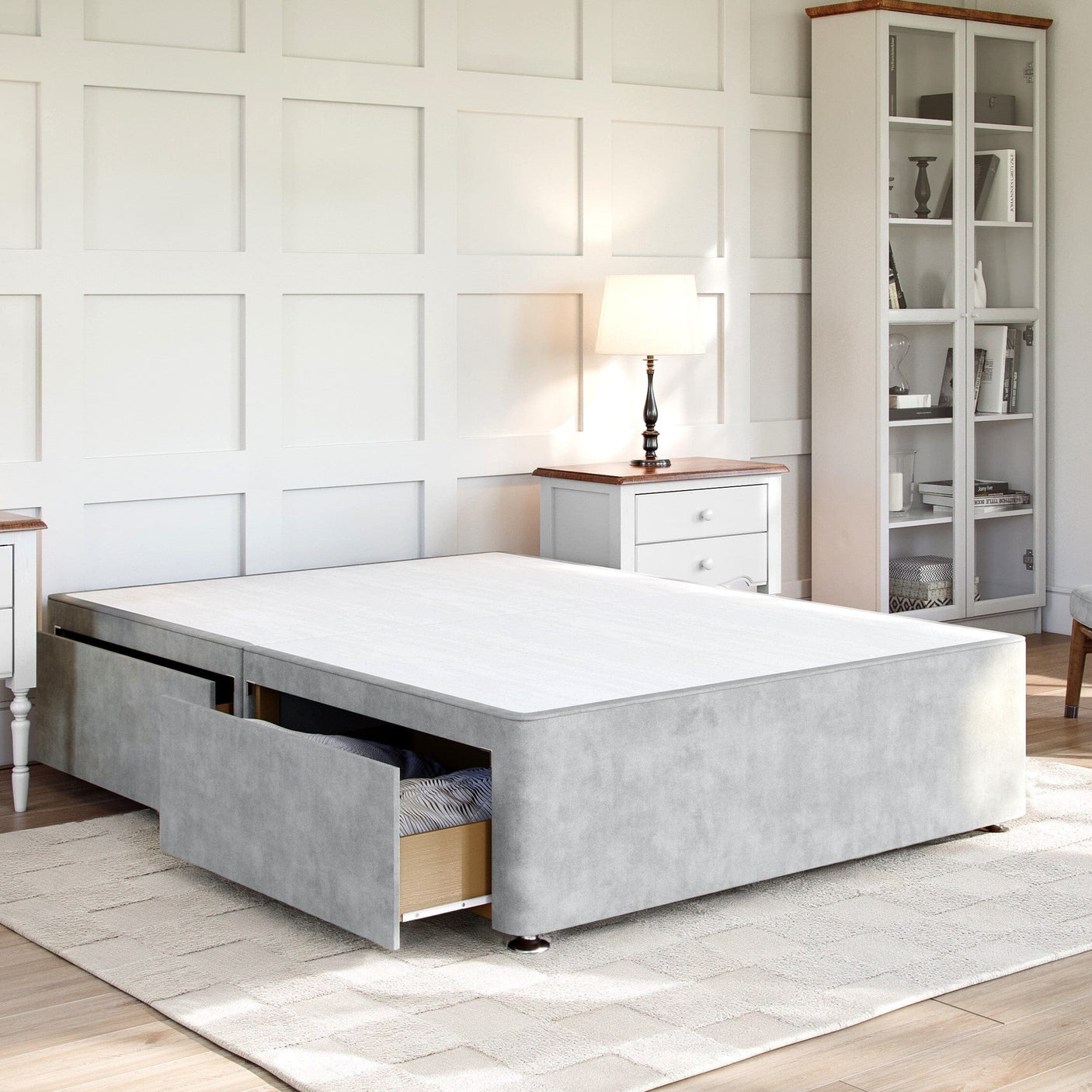 Grandeur Platform Top Divan Bed Base Only Divan Base Divan Base Direct
