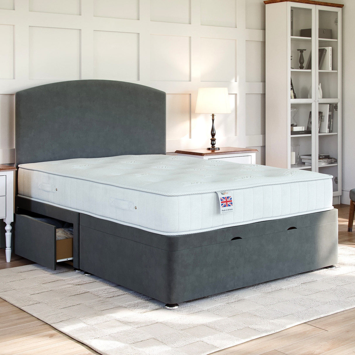 Half End Lift Ottoman Divan Bed Base Divan Ottoman Base Divan Base Direct 