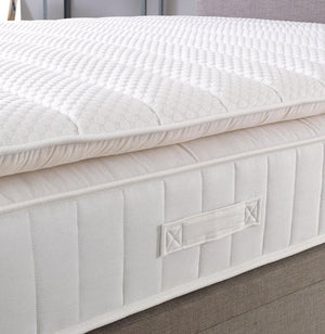 Hotel Shire Essentials 1000 Pocket Sprung Memory Foam Pillow Top Divan Bed Set Divan Bed Set Shire 
