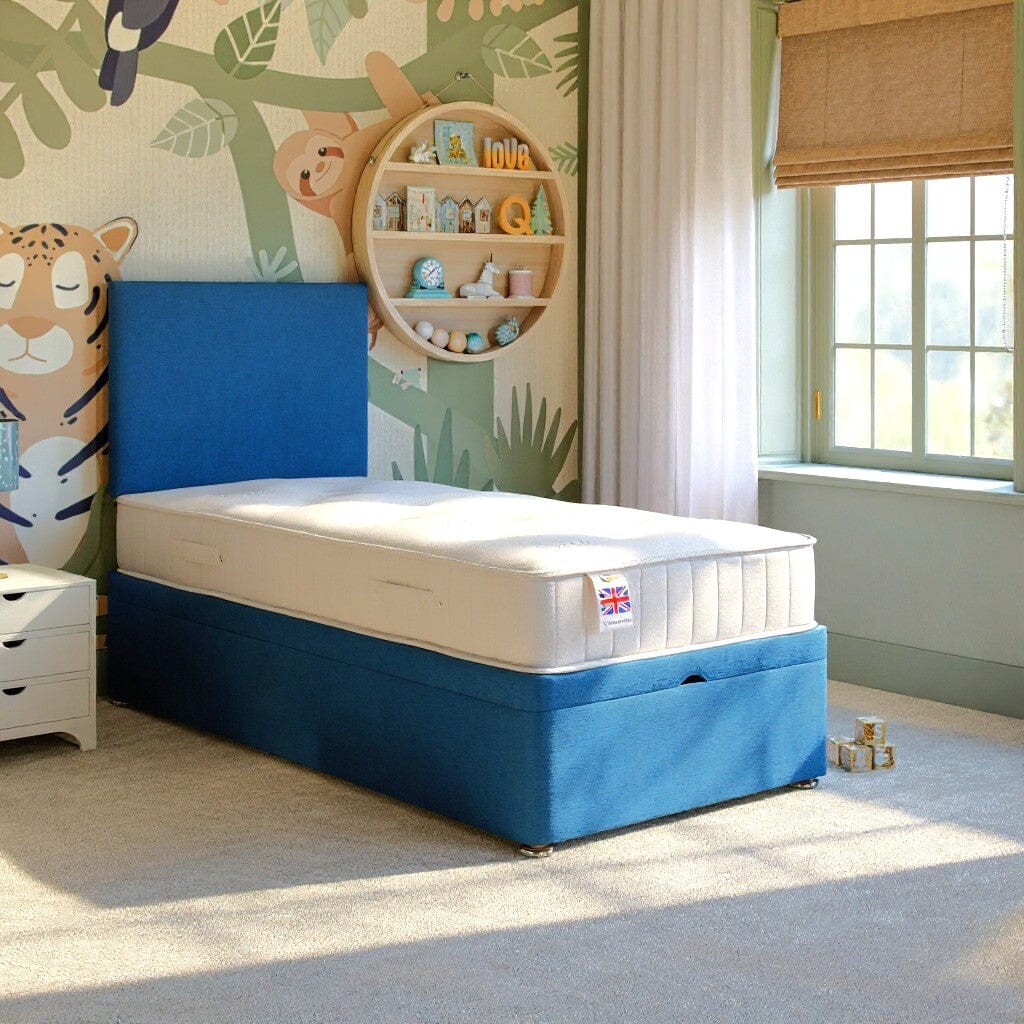 Kids Livorno Ottoman Bed with Strutted Headboard Divan Base Direct 