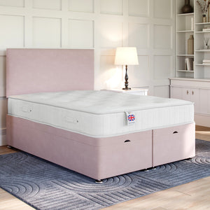 Livorno Ottoman Bed Set with Strutted Headboard Ottoman Bed Set Divan Base Direct 