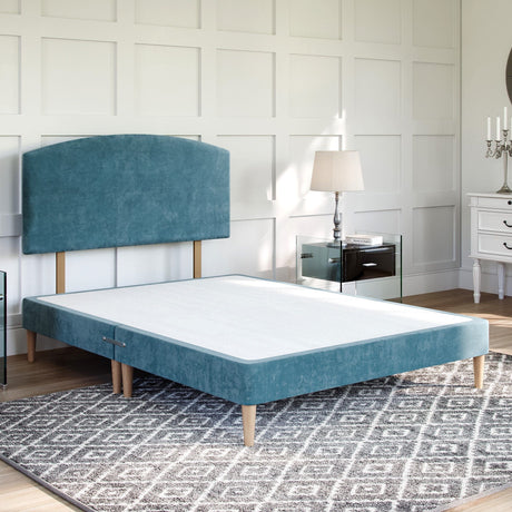 Low Divan Bed Base on Wooden Legs Low Divan Base Divan Base Direct 