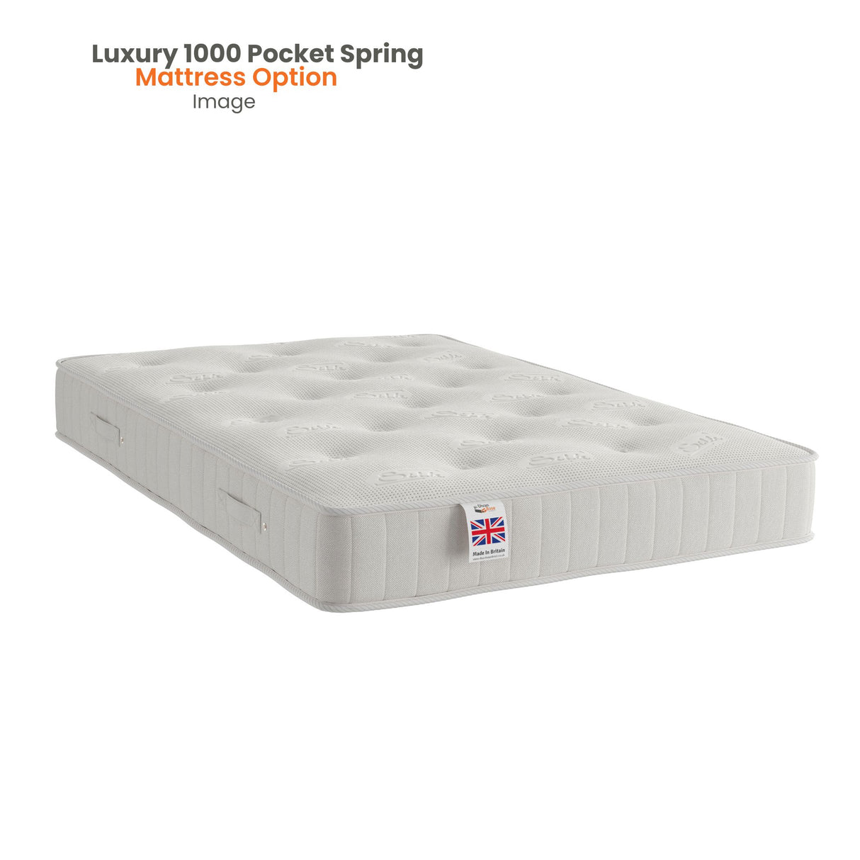 Lucca Divan Bed Set with Strutted Headboard Divan bed Divan Base Direct 