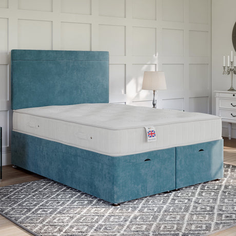 Lucca Ottoman Bed Set with Strutted Headboard Ottoman Bed Set Divan Base Direct 