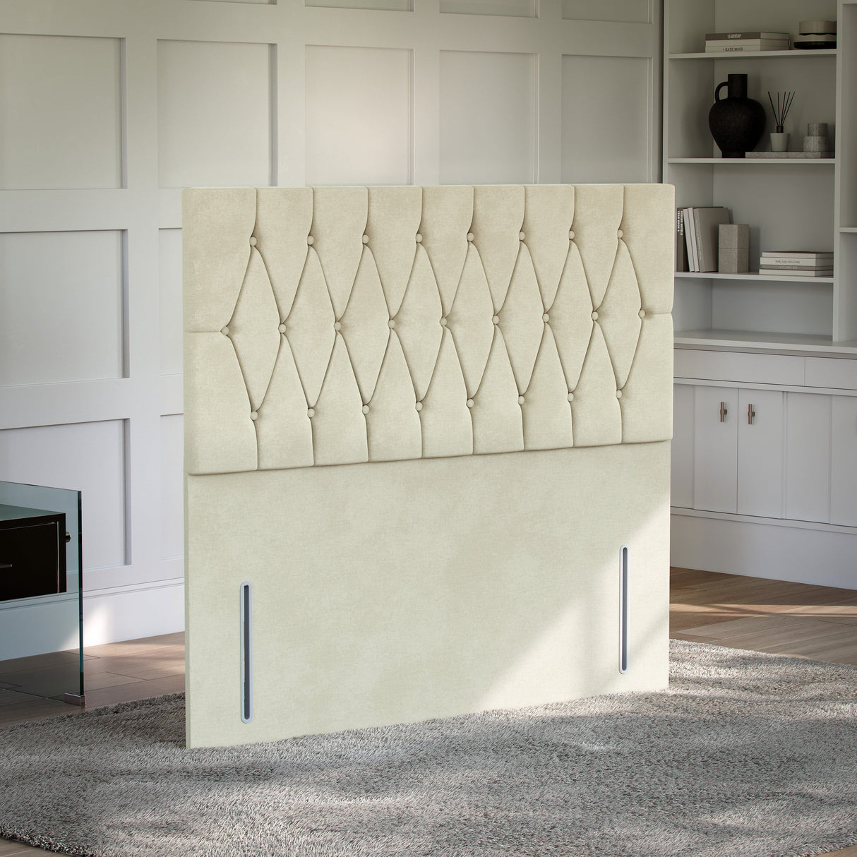 Matera Floor Standing Upholstered Headboard Headboard Divan Base Direct 