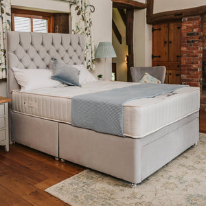 Opal Deluxe Orthopaedic Sprung Hotel Divan Bed Set