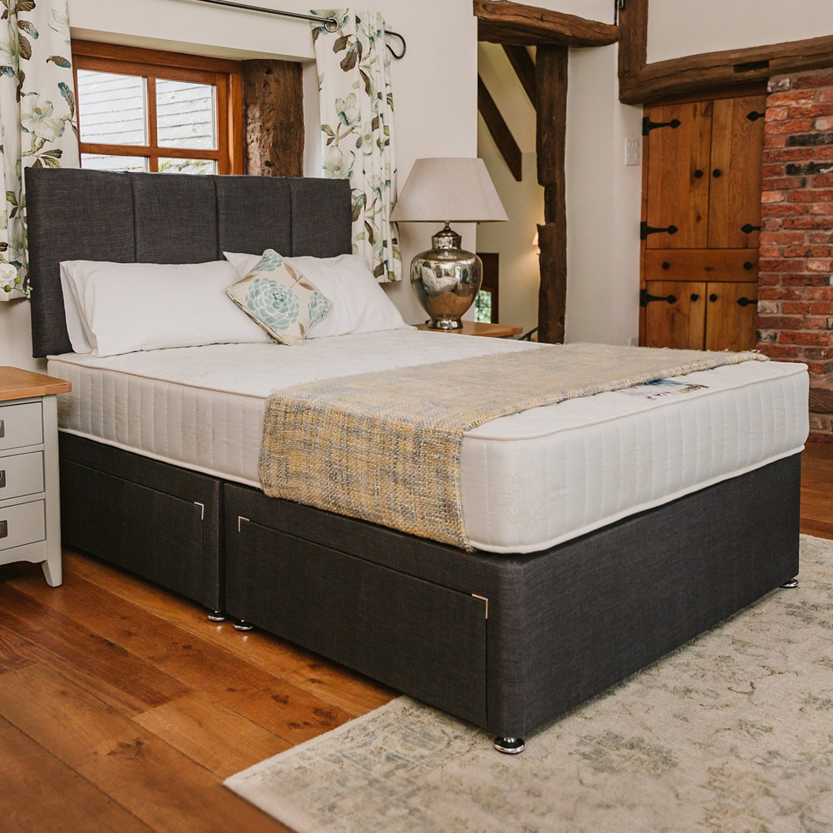 Paris Comfort Orthopaedic Sprung Hotel Divan Bed Set