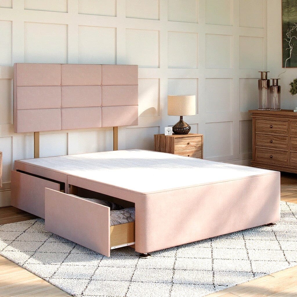 Ravenna Divan Bed Set with Strutted Headboard Divan bed Divan Base Direct 