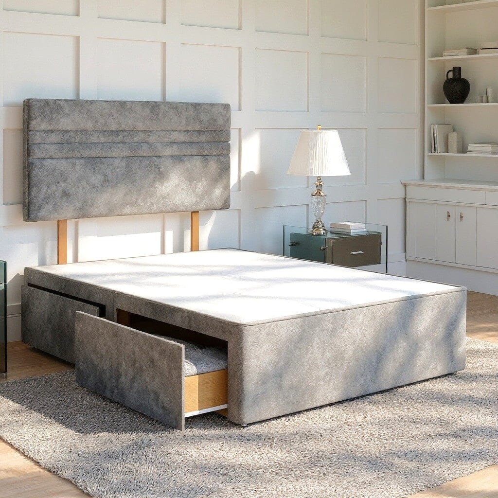 Richmond Divan Bed Set with Strutted Headboard Divan bed Divan Base Direct 