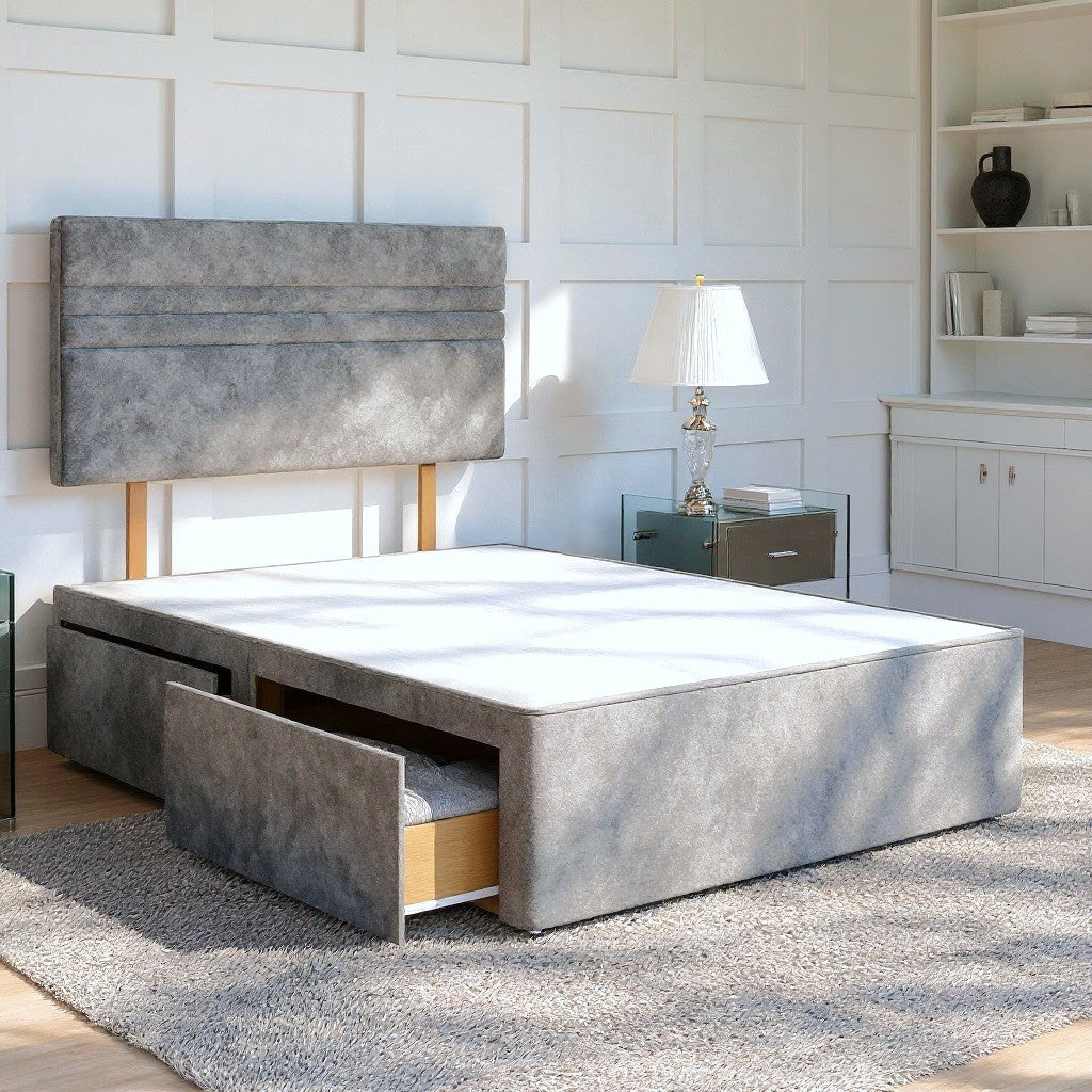 Richmond Divan Bed Set with Strutted Headboard Divan bed Divan Base Direct 