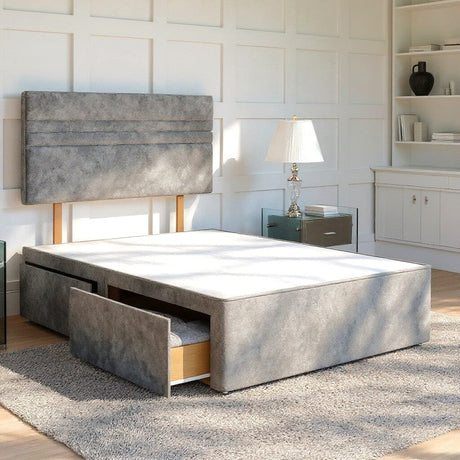 Richmond Divan Bed Set with Strutted Headboard Divan bed Divan Base Direct 