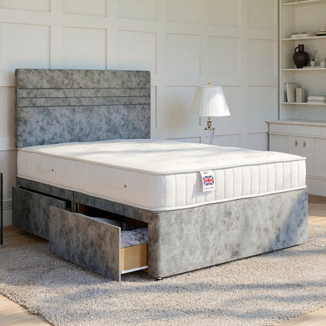 Richmond Divan Bed Set with Strutted Headboard Divan bed Divan Base Direct 