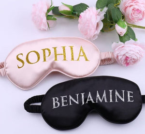 Satin Blackout Sleep Eye Mask Accessories Divan Base Direct 