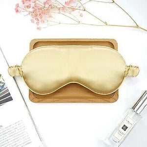 Satin Blackout Sleep Eye Mask Accessories Divan Base Direct 