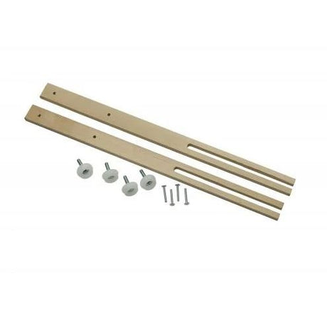 Set of 2 Headboard Struts with Fixings Accessories Divan Base Direct 