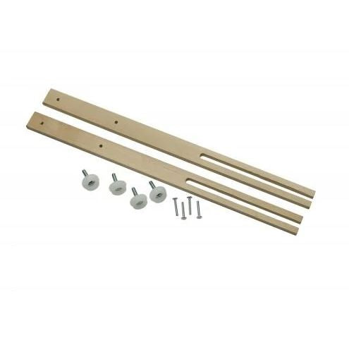 Set of 2 Large Headboard Struts with Fixings Accessories Divan Base Direct 
