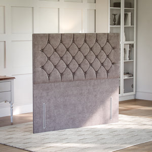 Chesterfield Floor Standing Upholstered Headboard