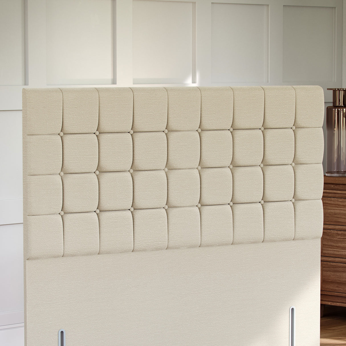 County Floor Standing Upholstered Headboard