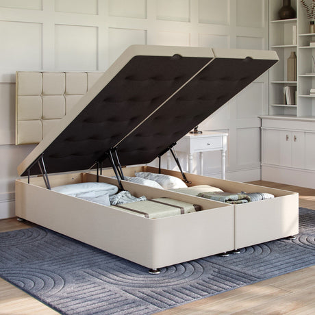 Sicily Ottoman Bed Set with Strutted Headboard Ottoman Bed Set Divan Base Direct 