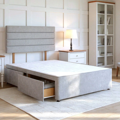 Sorrento Divan Bed Set with Strutted Headboard Divan bed Divan Base Direct 