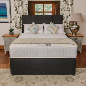 Super Paris Orthopaedic Backcare Sprung Hotel Divan Bed Set