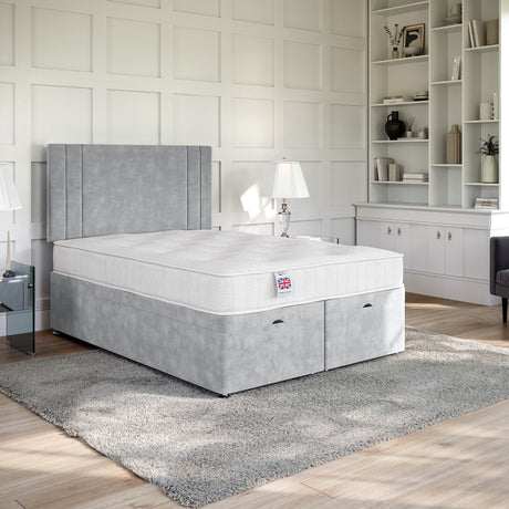 Verona Ottoman Bed Set with Strutted Headboard