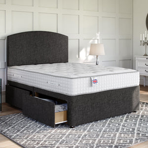 Wiltshire Divan Bed Set with Strutted Headboard Divan bed Divan Base Direct 