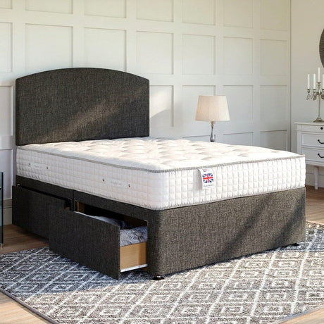 Wiltshire Divan Bed Set with Strutted Headboard Divan bed Divan Base Direct 