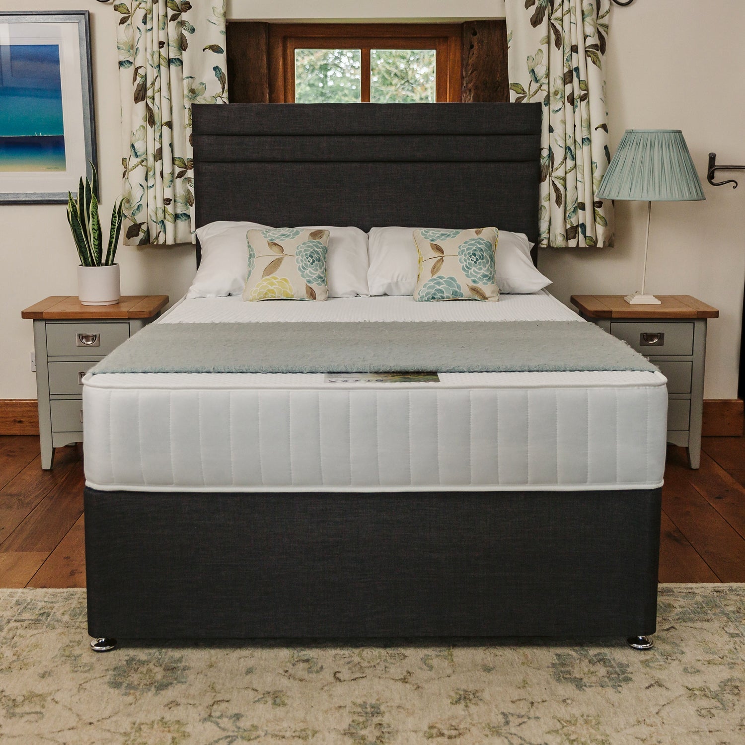 Hotel Windsor Extra Firm High Density Foam Supreme Divan Bed Set Divan Base Direct