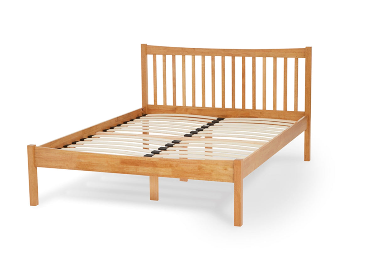 Grace Honey Oak Wooden Bed Frame