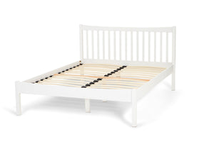 Grace Opal White Wooden Bed Frame