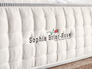 Sophia Briar-Rose Amber 3000 Pocket Sprung Alpaca Wool Bamboo Natural Divan Bed Set