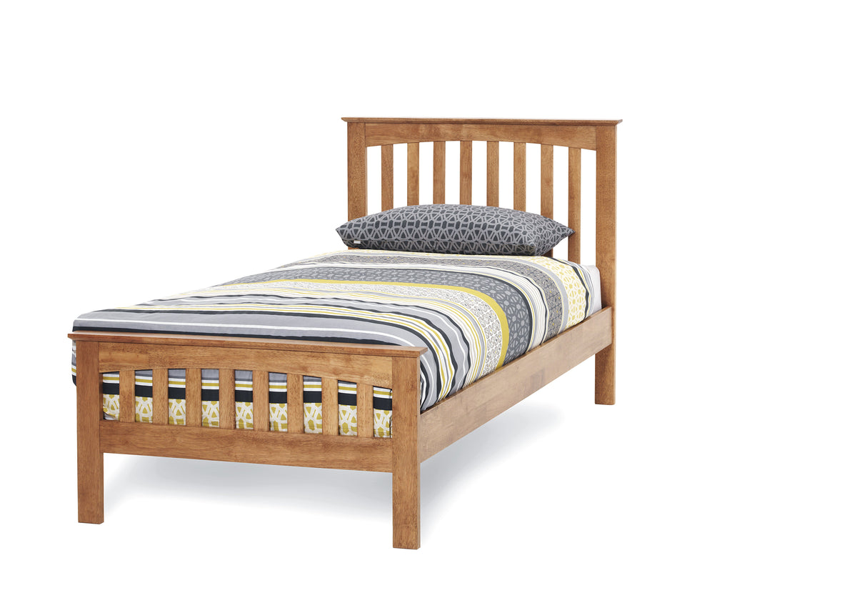 Ava Honey Oak Wooden Bed Frame