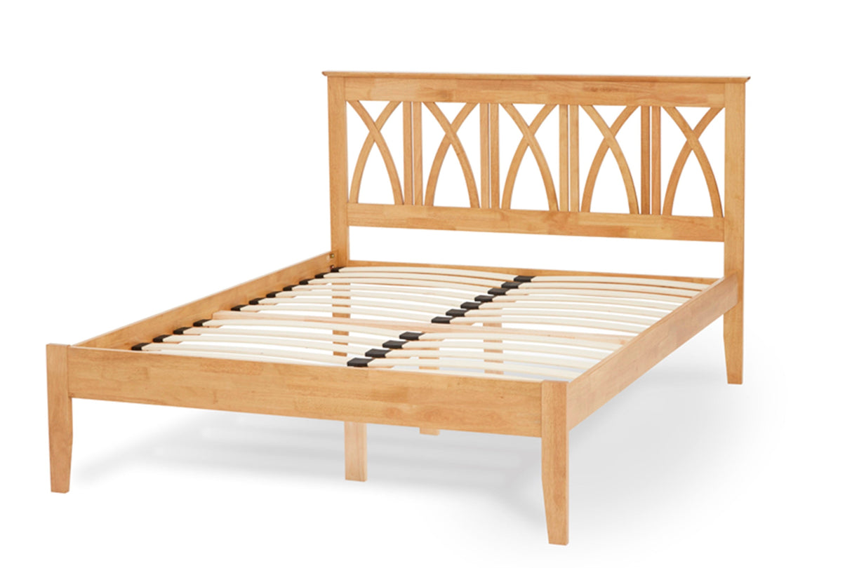 Victoria Honey Oak Wooden Bed Frame
