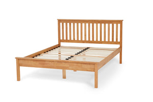 Amara Honey Oak Wooden Bed Frame