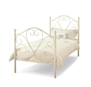 Majesty White Gloss Metal Bed Frame