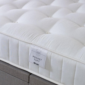 Shire Essentials 1000 Pocket Sprung Tufted Top Divan Bed Set