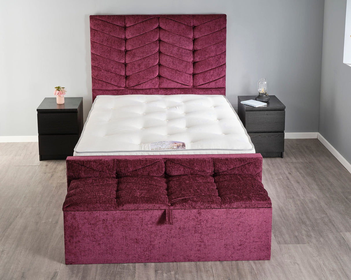 Antares Ottoman Storage Box Ottoman Storage Boxes Divan Base Direct 